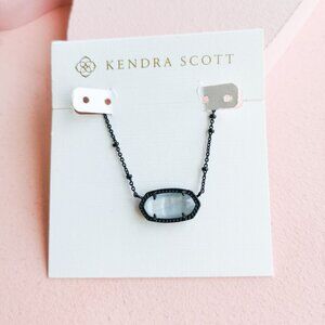 Kendra Scott - Elisa Gray Gunmetal Satellite Necklace - NEW
